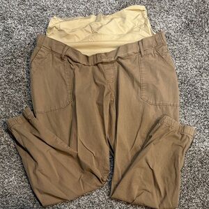 Sonoma Women’s Maternity Tan Chinos